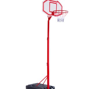 Adjustable Basketball Stand Backboard with Wheels For Kids 2.1-2.6m HOMCOM