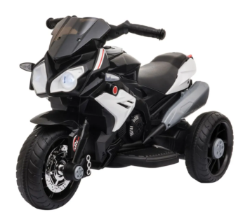 Kids Electric Motorcycle Ride-On Toy Vehicle 6V Battery Music Horn Lights Black